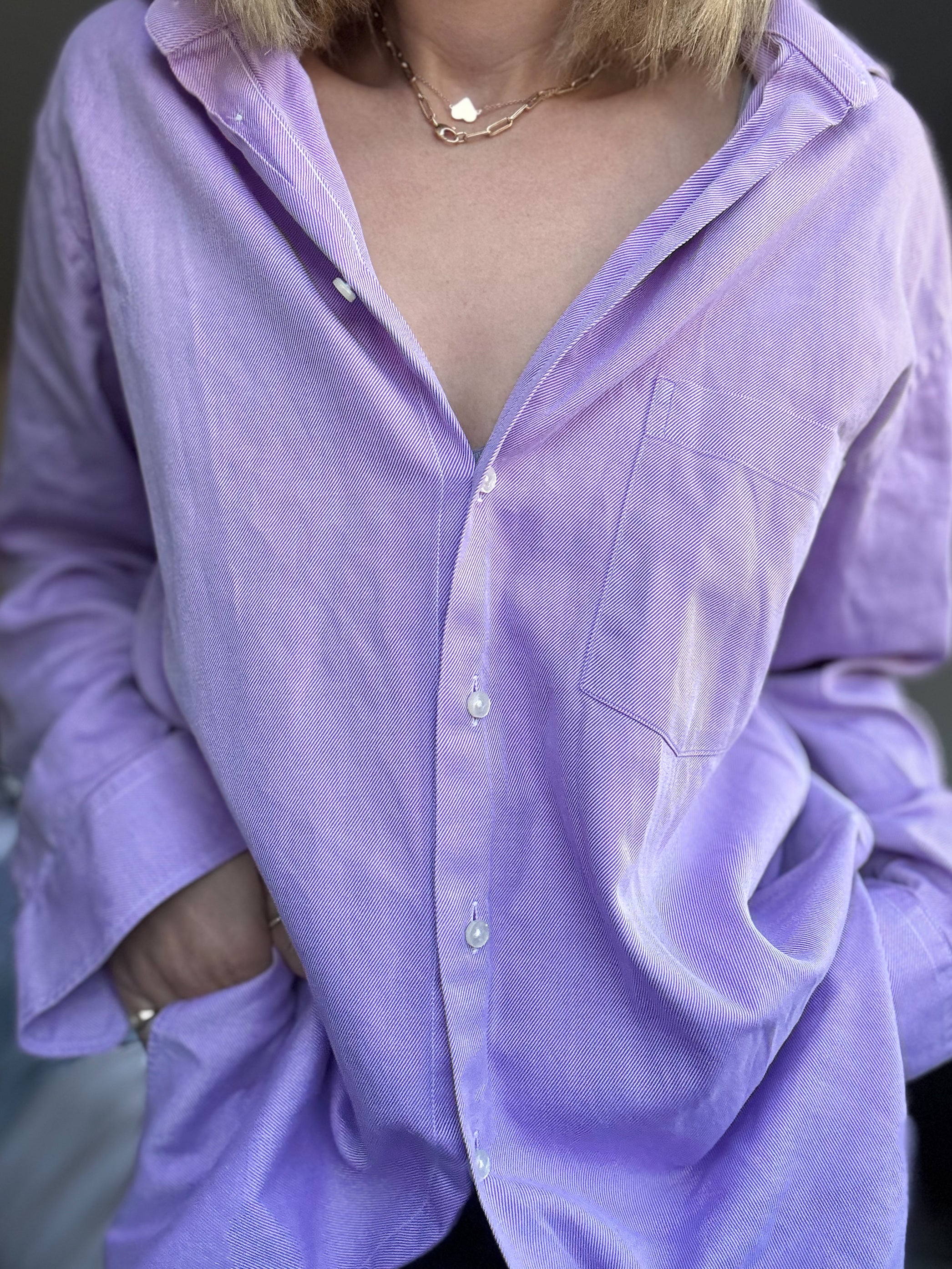 Iconic - purple shirt (L)